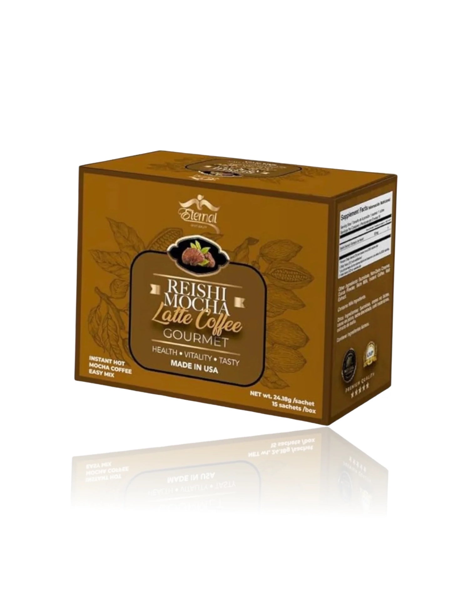 Caffe Ganoderma REISHI Mocha Latte Coffee Gourmet