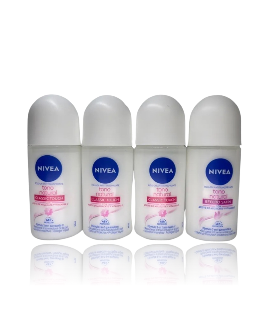 Nivea Desodorante roll on aclarado satín 4