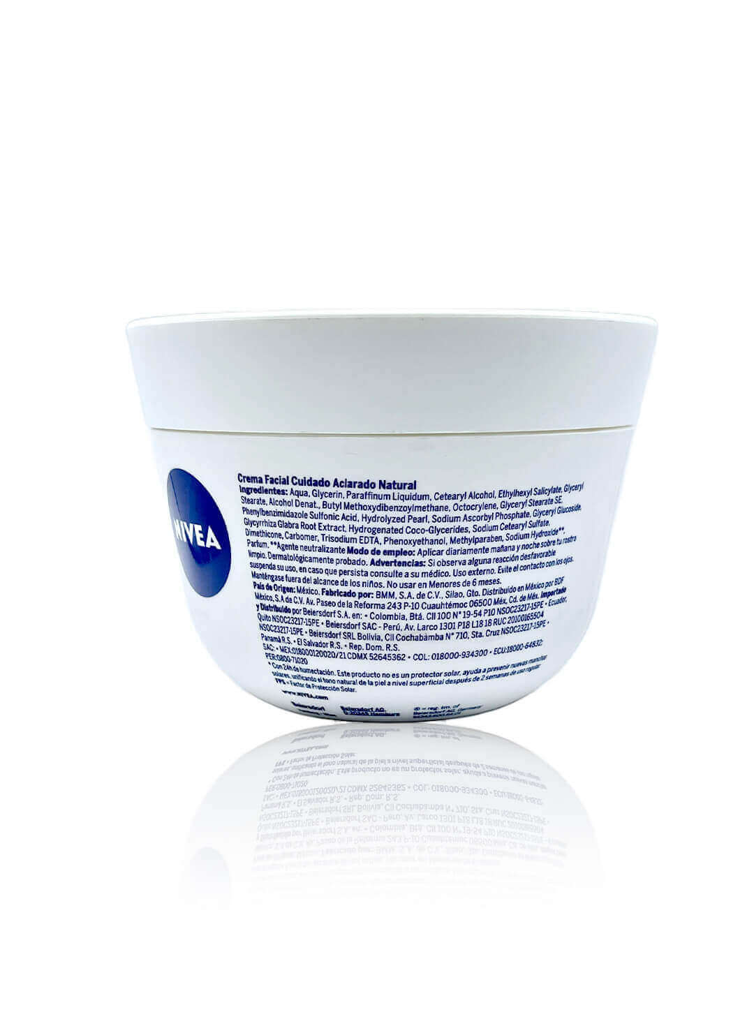 Crema Facial Nivea Aclarado Natural 5 En Uno 100ml.