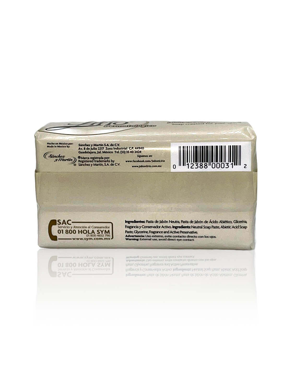 Jabón LIRIO Dermatológico 150G.