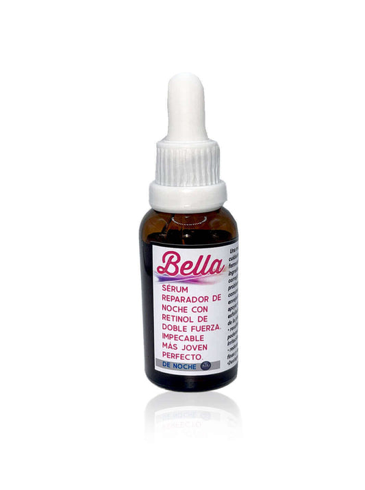 Serum BELLA de noche doble fuerza.