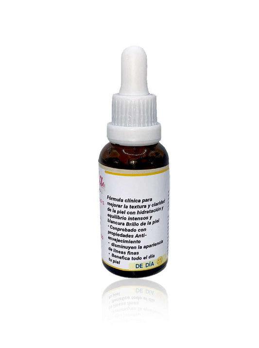 Serum BELLA de día doble fuerza.