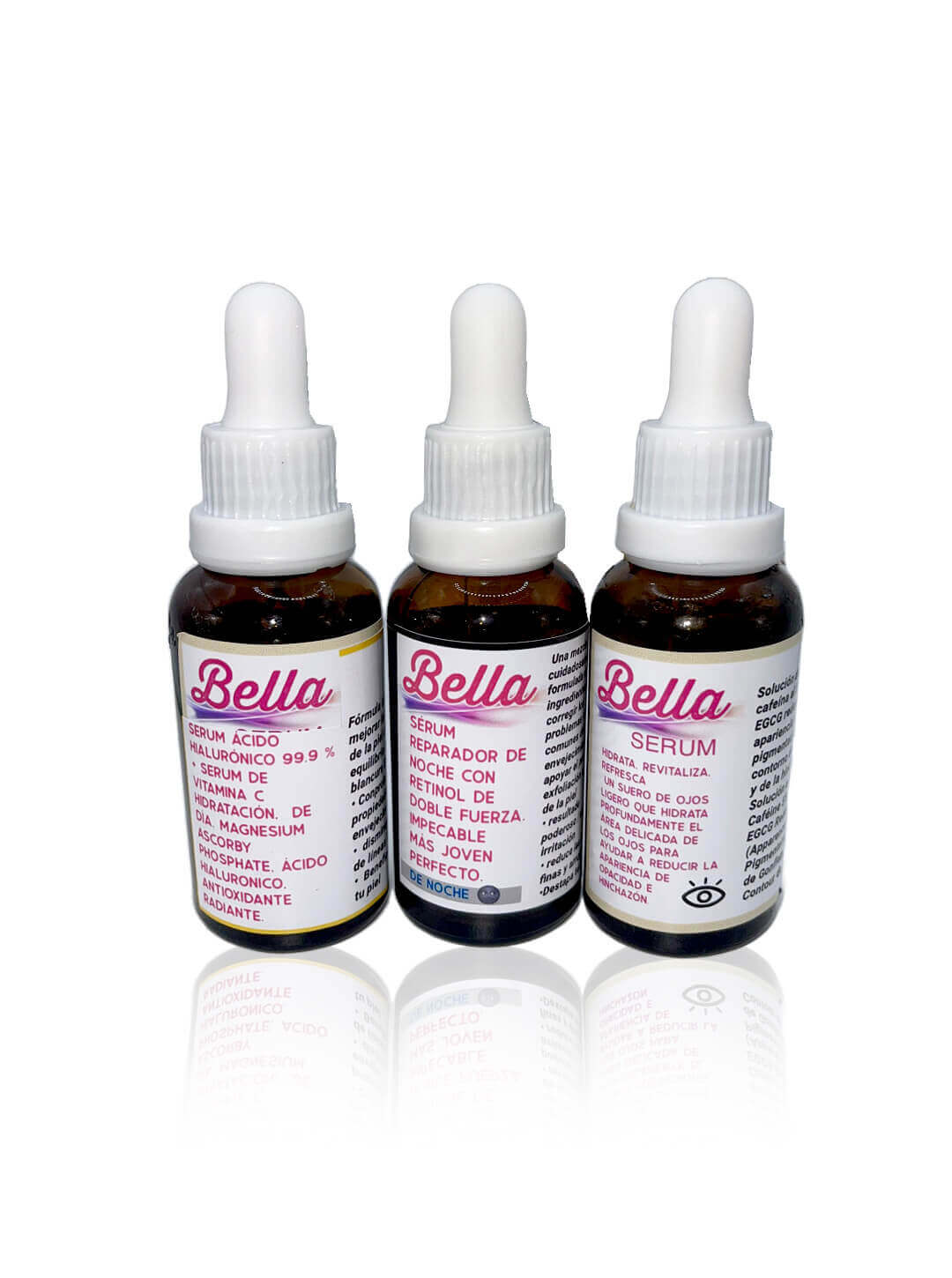 BELLA Serum trío completo| La Crema La Milagrosa